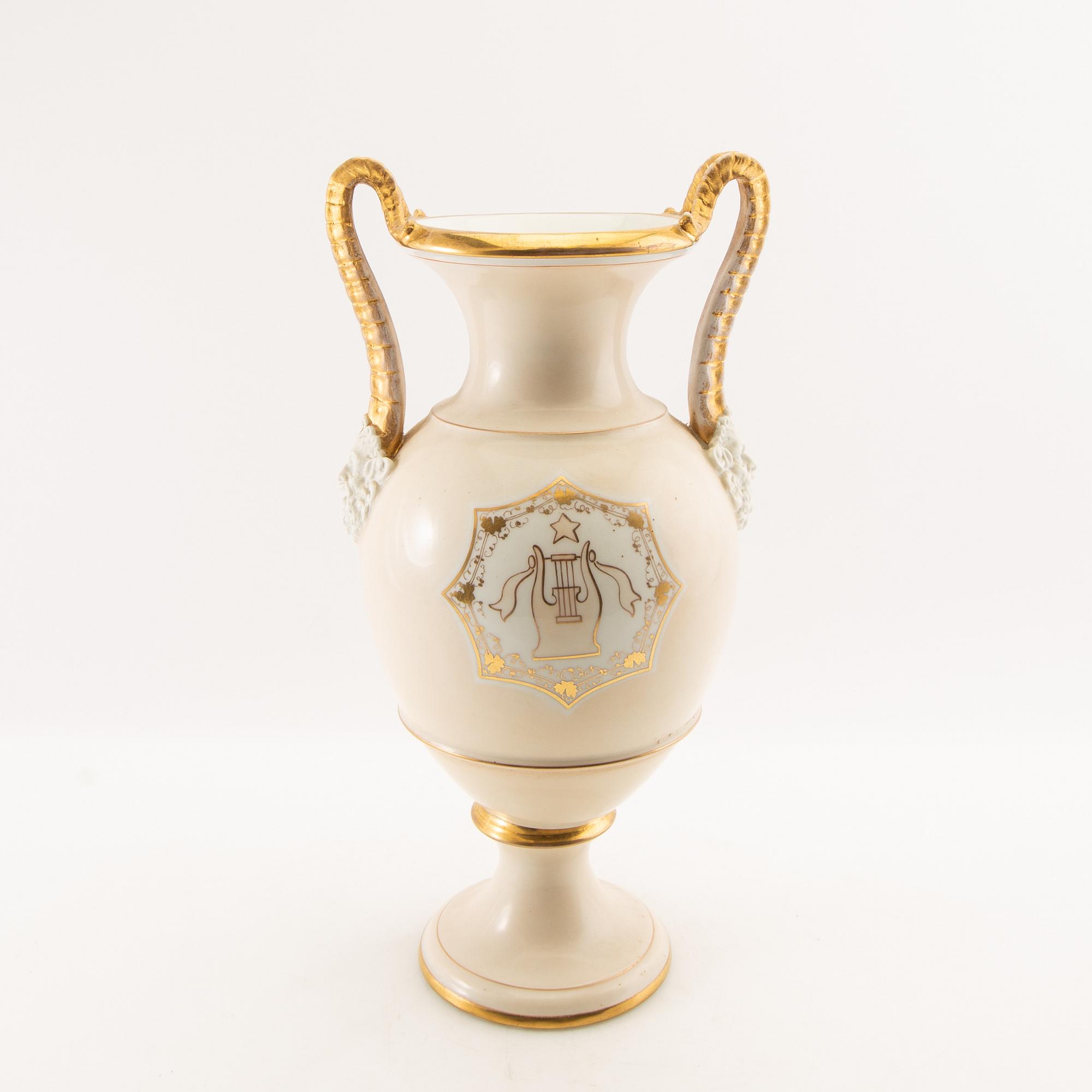 Urna Empire-stil omkring 1900 porslin.