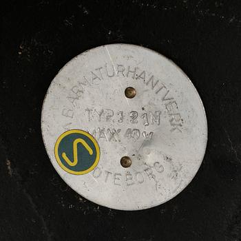 GOLVLAMPA, mässing, Armaturhantverk Göteborg, 1950/60-tal.