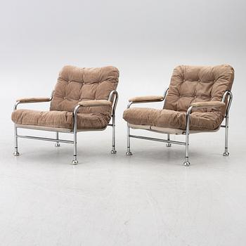Jan-Eric Bengtsson,  a pair of "Häger" armchairs, IKEA, 1970s.