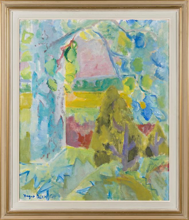 YNGVE BÄCK, oil on canvas, signed and dated -57.