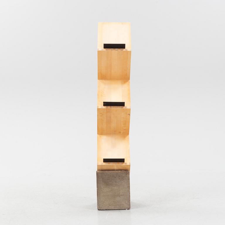 A 'Zink' magazine stand by Jonas Bohlin for Källemo, designed  1984.