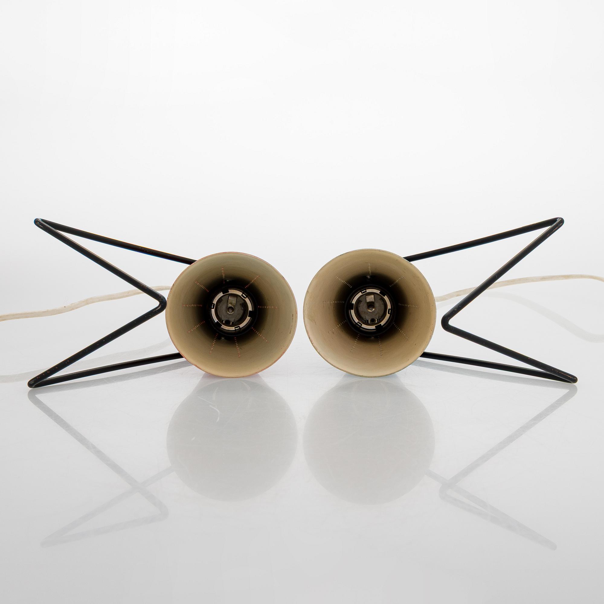 Svend Aage Holm Sørensen, A pair of mid-20th century table lamps, , ASEA.