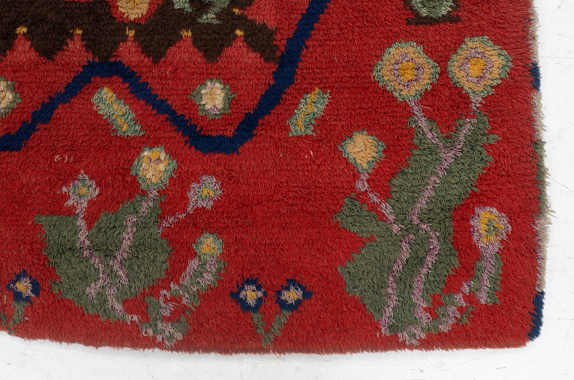 Rug, probably Åland, 190 x 155 cm.