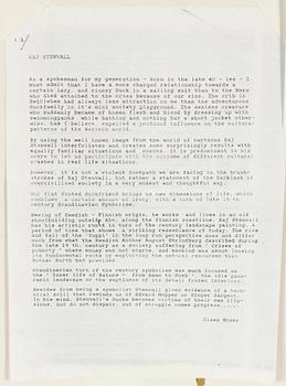 Kaj Stenvall, Utan titel.