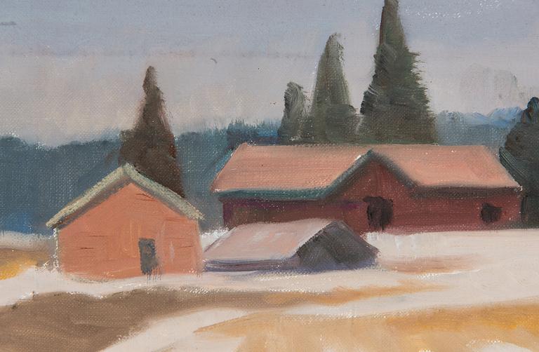 Onni Oja, "Huhtikuu Kirkkonummelta" (April i Kyrkslätt).