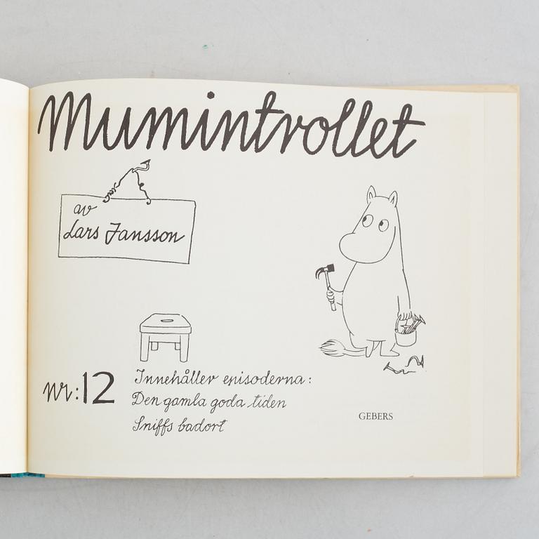 Books, 5 vol, "Mumintrollet".