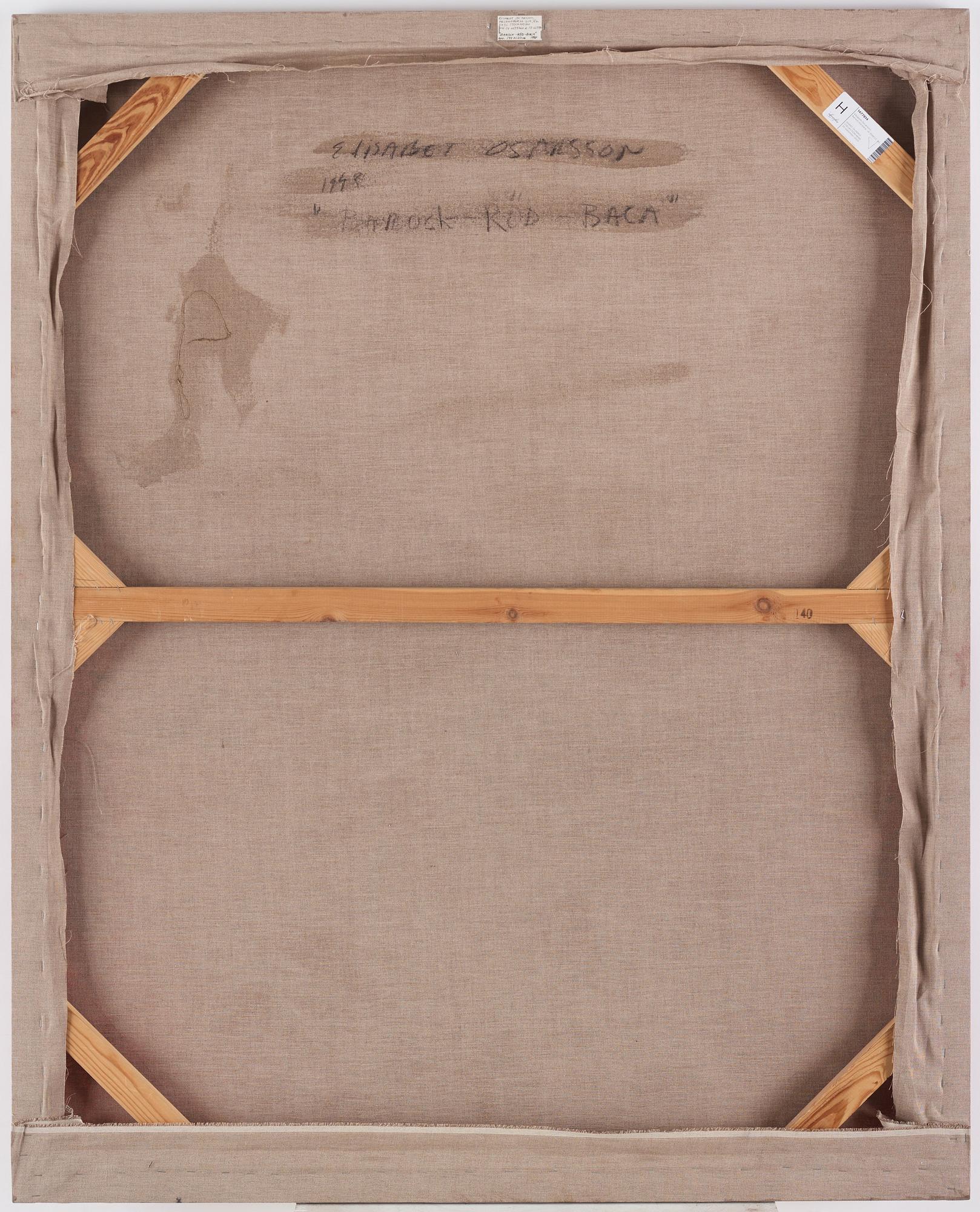 Elisabet Oscarsson, "BAROCK-RÖD-BACA".