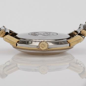 ARMBANDSUR, guld på stål, Omega, Seamaster de Ville, manuell.
