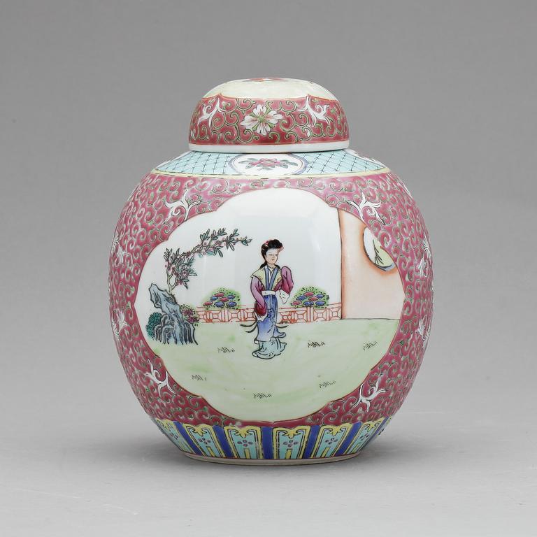 LOCKBOJAN, porslin, Kina, 1800-tal.