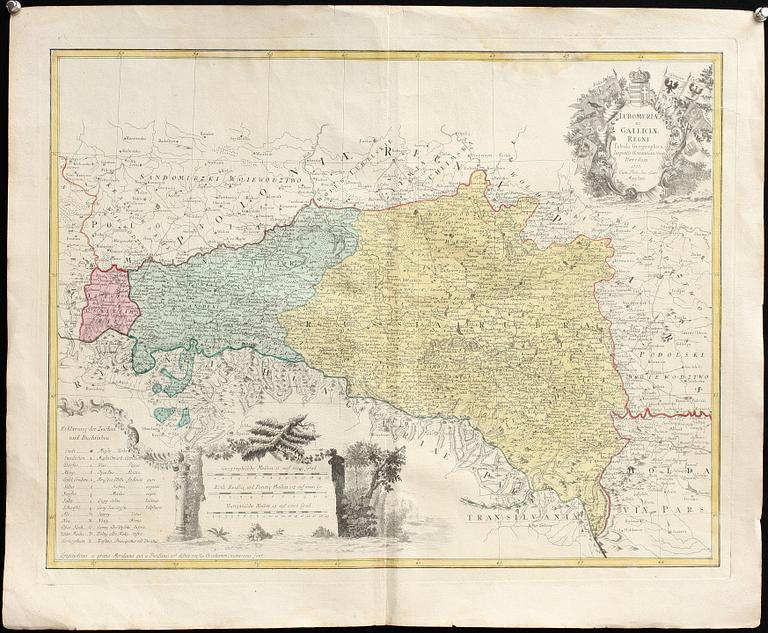 KARTOR, 4 st, Europa, 1700-tal.