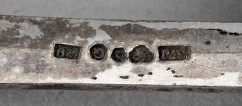 PARTI SILVER, ca 20 delar, mestadels 1900-tal. Bl a Georg Jensen, Danmark. Tot ca 450 g.