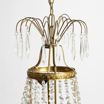 Chandelier, Empire style, mid-20th century.
