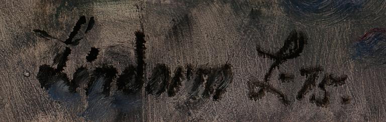 LINDORM LILJEFORS, olja på pannå, signerad och daterad -15.