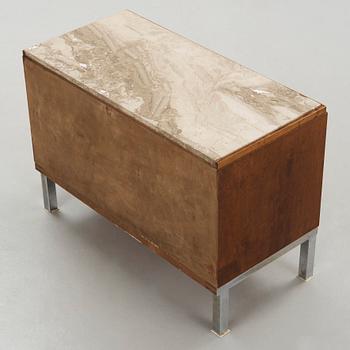 A Swedish palisander and birch chest of drawers and a commode, possibly by Ture Ryberg, J. E Blomqvist, Uppsala ca 1930.