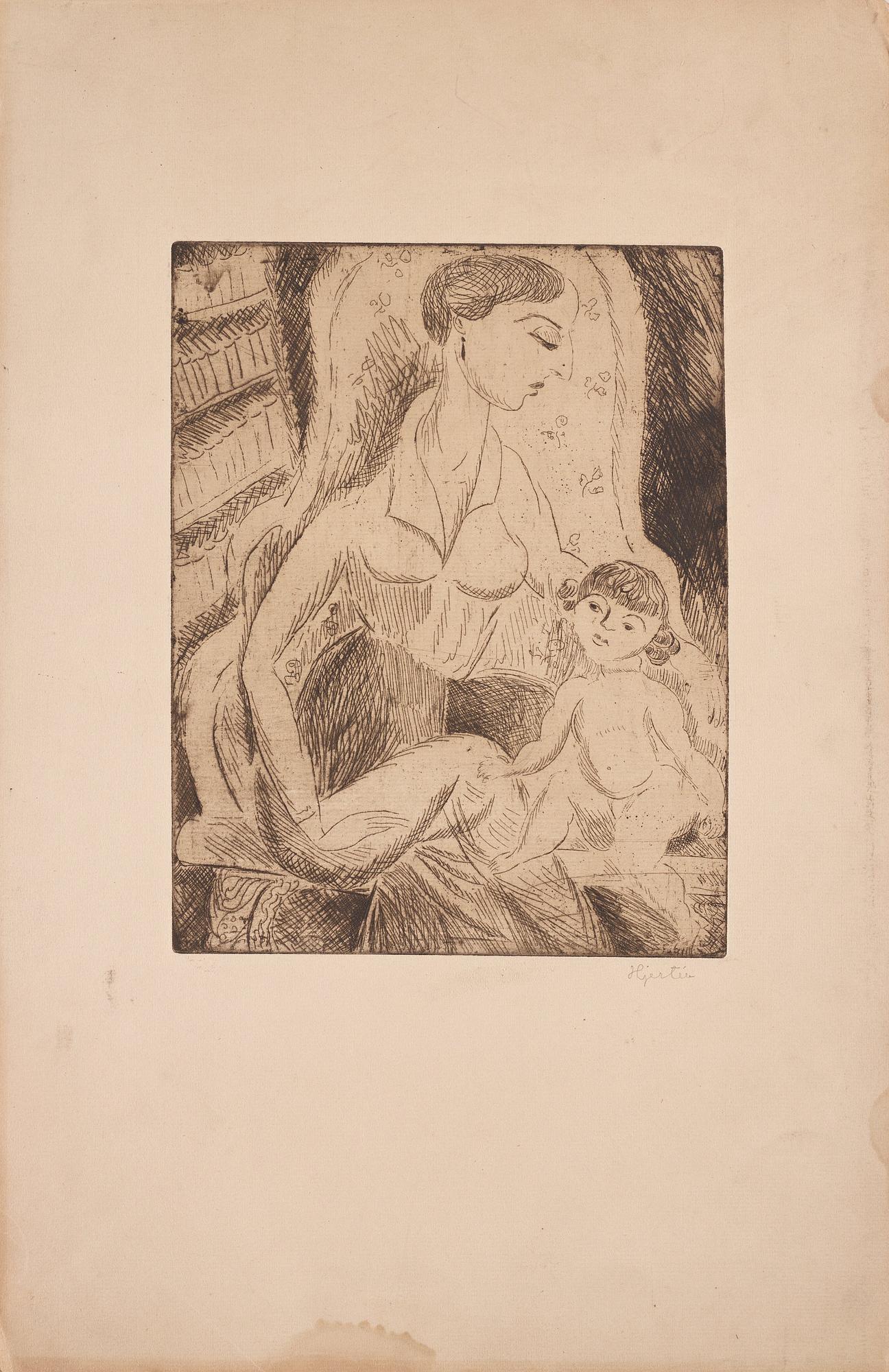 Sigrid Hjertén, Sigrid och Iván.