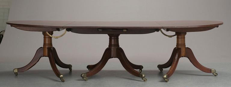 A Regency 19th century dinner table.