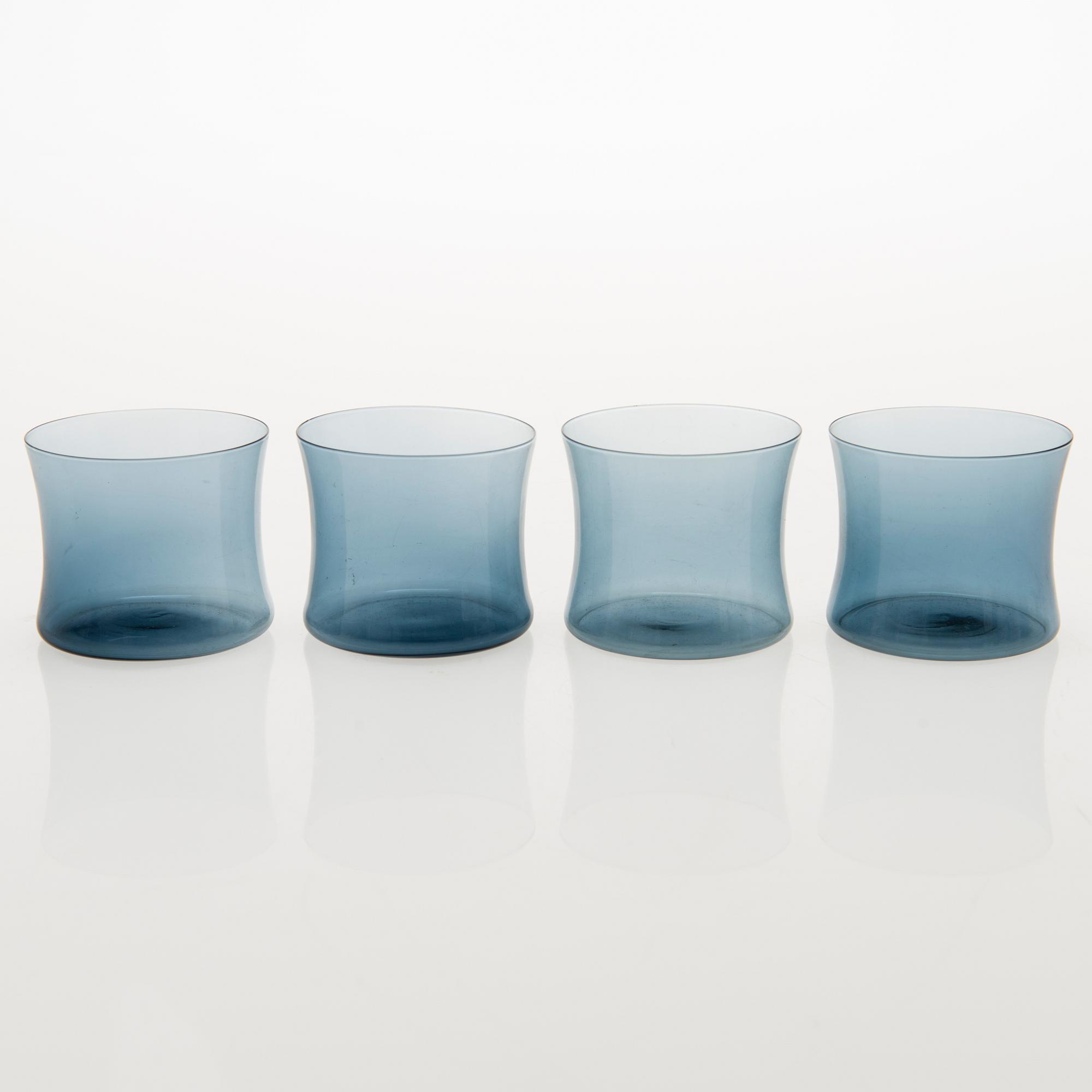 TIMO SARPANEVA, A 36-piece set of the i-line glassware for Iittala. Designed in 1958.