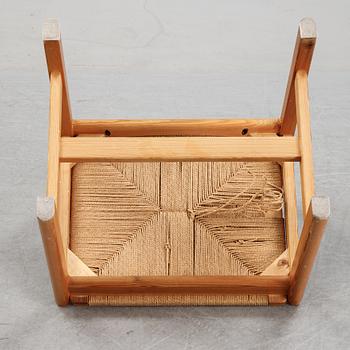 Børge Mogensen, dining table, 4 chairs + 1 armchair with rope seats, "Asserbo", Company Karl Andersson & sons.
