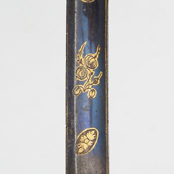 A  Swedish officer's sabre, second half of the 18th Century.