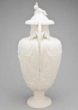 URNA, parian, Gustavsberg, 1800-tal.