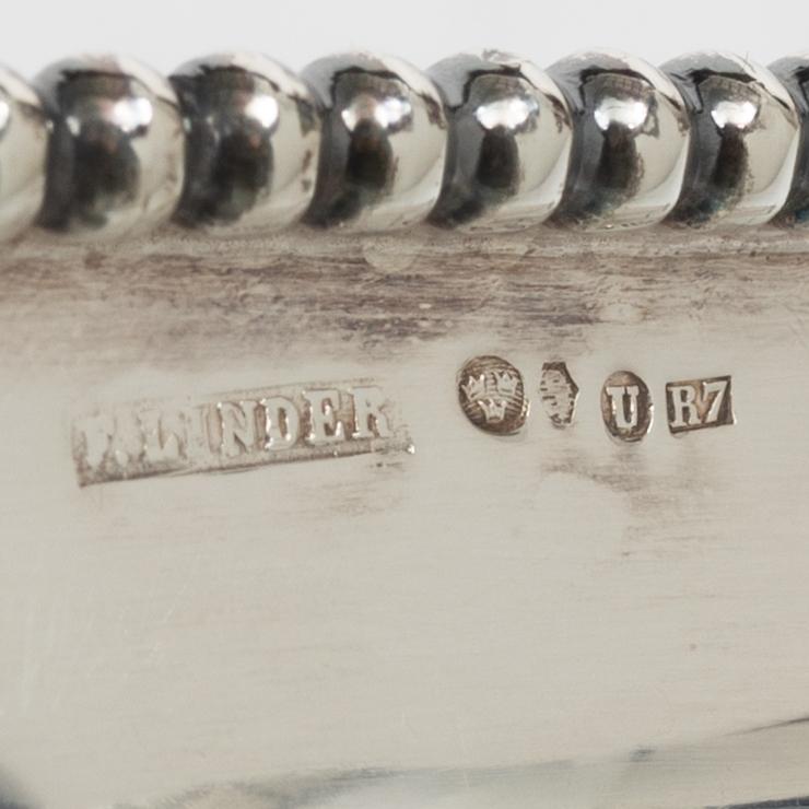 A Swedish silver bowl, mark of F Linder Carl L Nordströms Eftr, Uddevalla 1919.