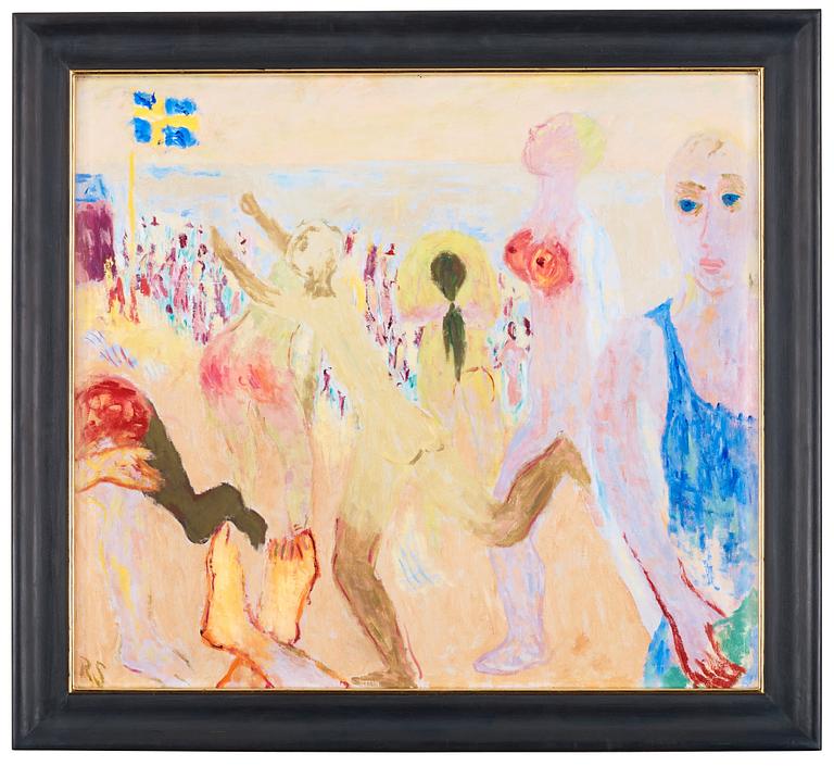 Ragnar Sandberg, "På stranden" (At the beach).