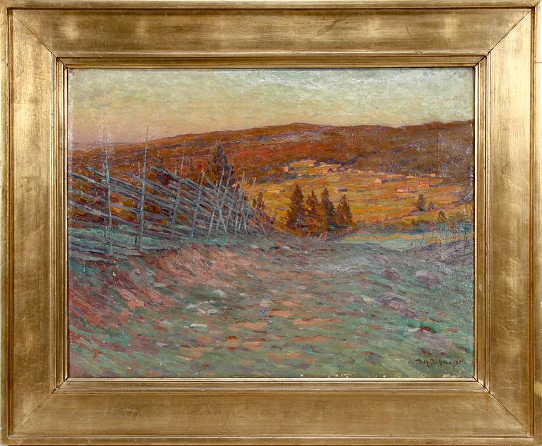 WILHELM BEHM, Olja på duk, sign.