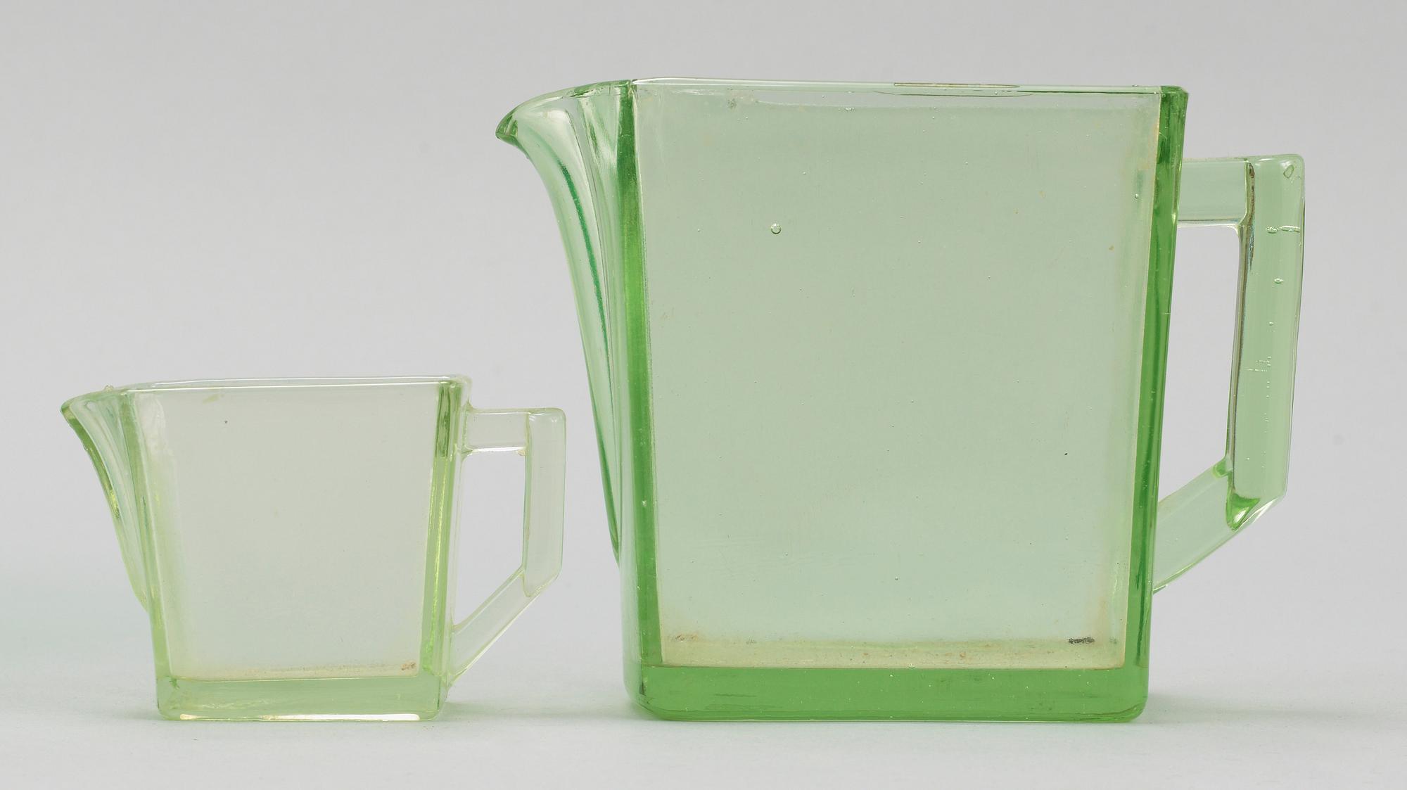 PARTI GLAS, 8 delar, bla. Orrefors.