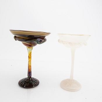 Gunilla Kihlgren,  a set of decanter goblets and champagne glass 5 pcs , some signed.