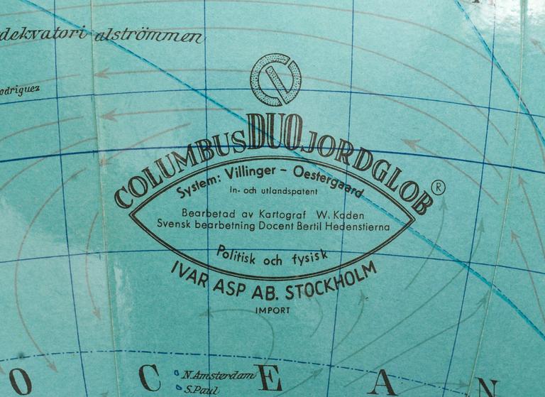 JORDGLOB, 1900-talets andra hälft.