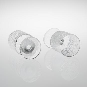 TIMO SARPANEVA, "Senaattori"-glas, 27 st, TAPIO WIRKKALA, "Paadar"-glas, 9 st, Iittala.