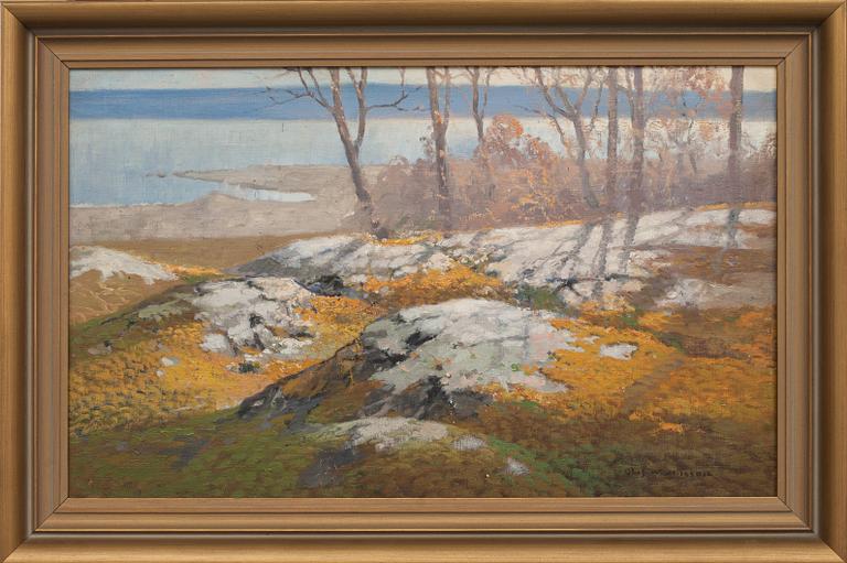 OLOF WALFRID NILSSON (SVERIGE), oljemålning.