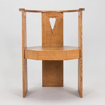 Eliel Saarinen, nojatuoli, Valtion Rautatiet, 1920-luku.