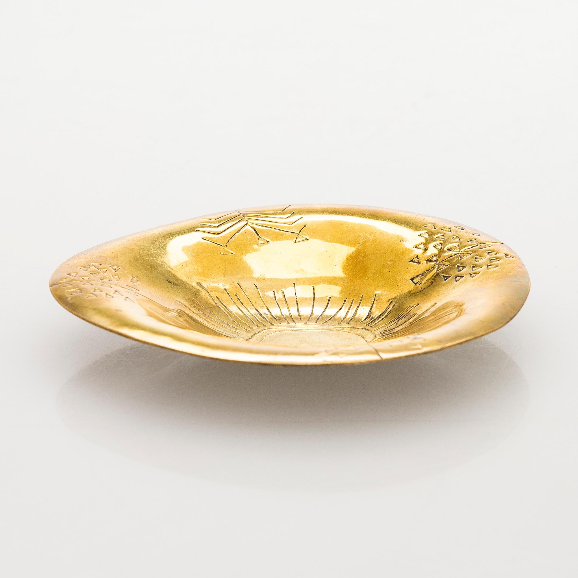 Tapio Wirkkala, A 'Midnight Magic' brass souvenir Tillander, Helsinki around 1950.