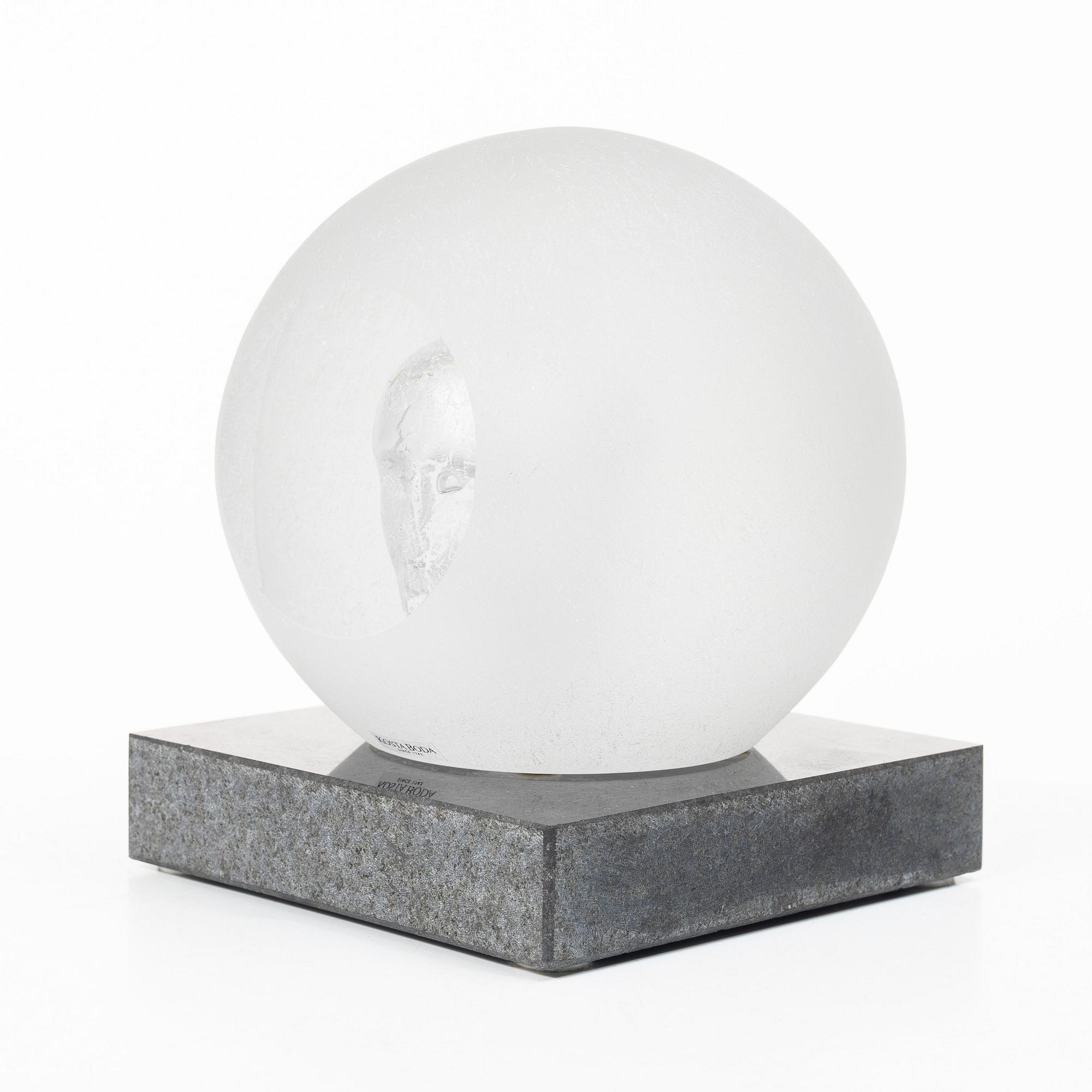 Bertil Vallien, Glass sculpture, Kosta Boda, signed and numbered.