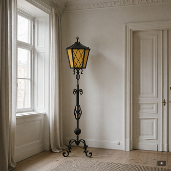 Bjerkås, a floor light model 1162, Gothenburg, 1940s.