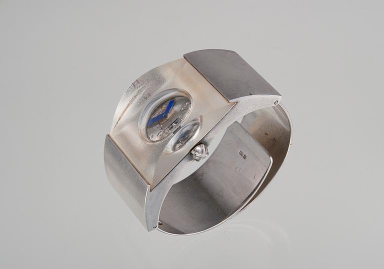 Björn Weckström, A SILVER WRISTWATCH "AIKARAUTA".