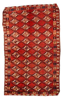 244. A rug, antique Turkmen, ca 204-206 x 124 cm.