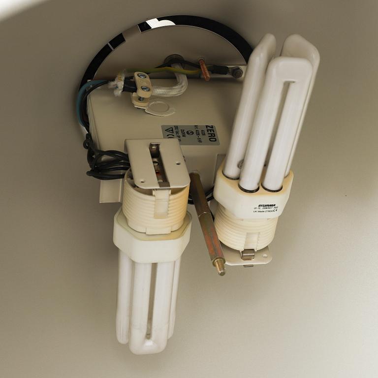 A pair of Zero ceiling light.