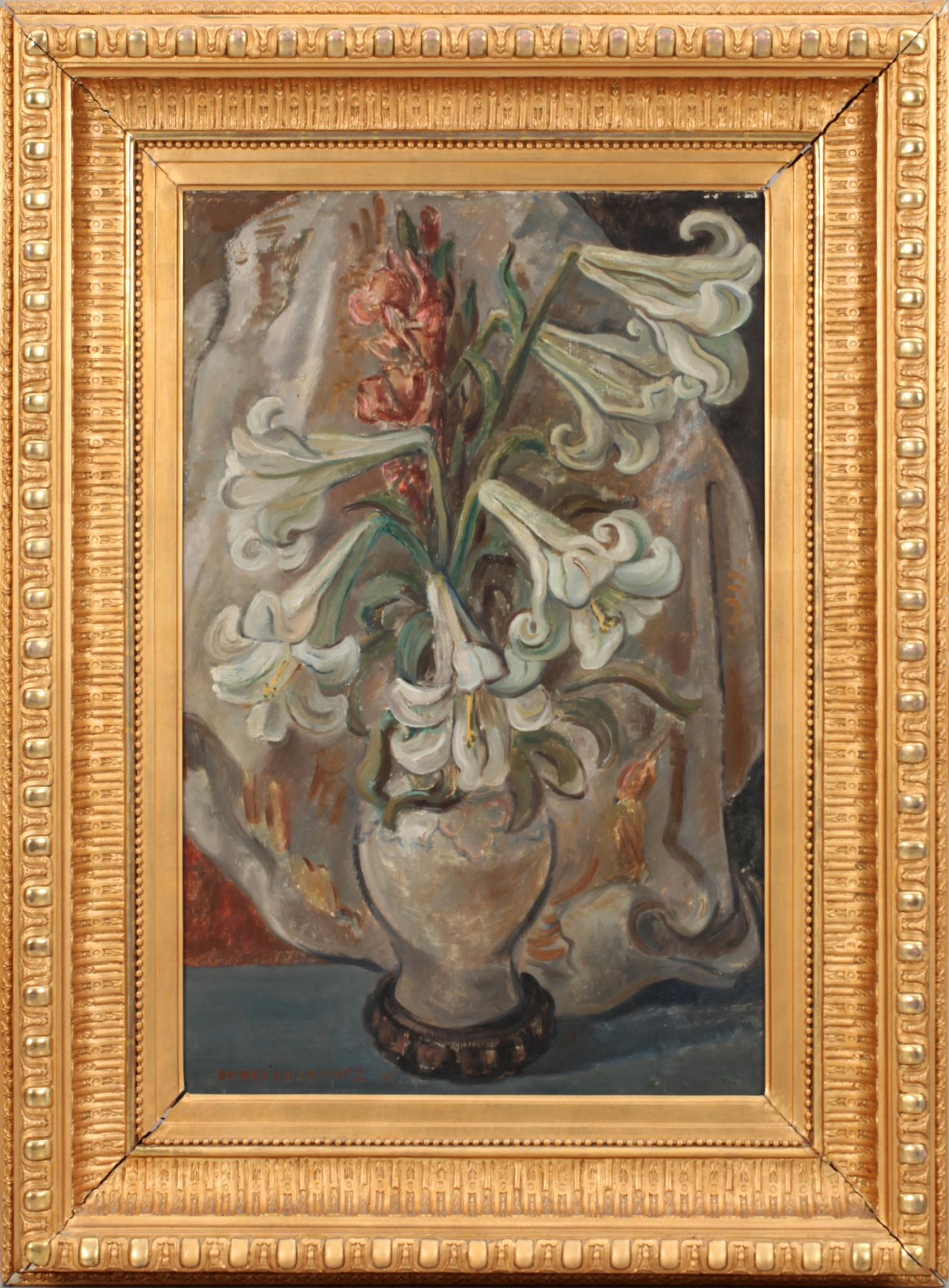 BRITA NORDENCREUTZ, olja på duk, sign o dat -35 (?).