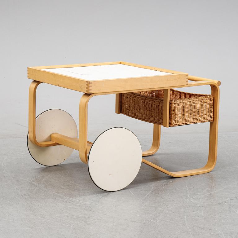Alvar Aalto, a model 900 tea trolley for Artek, Finland.