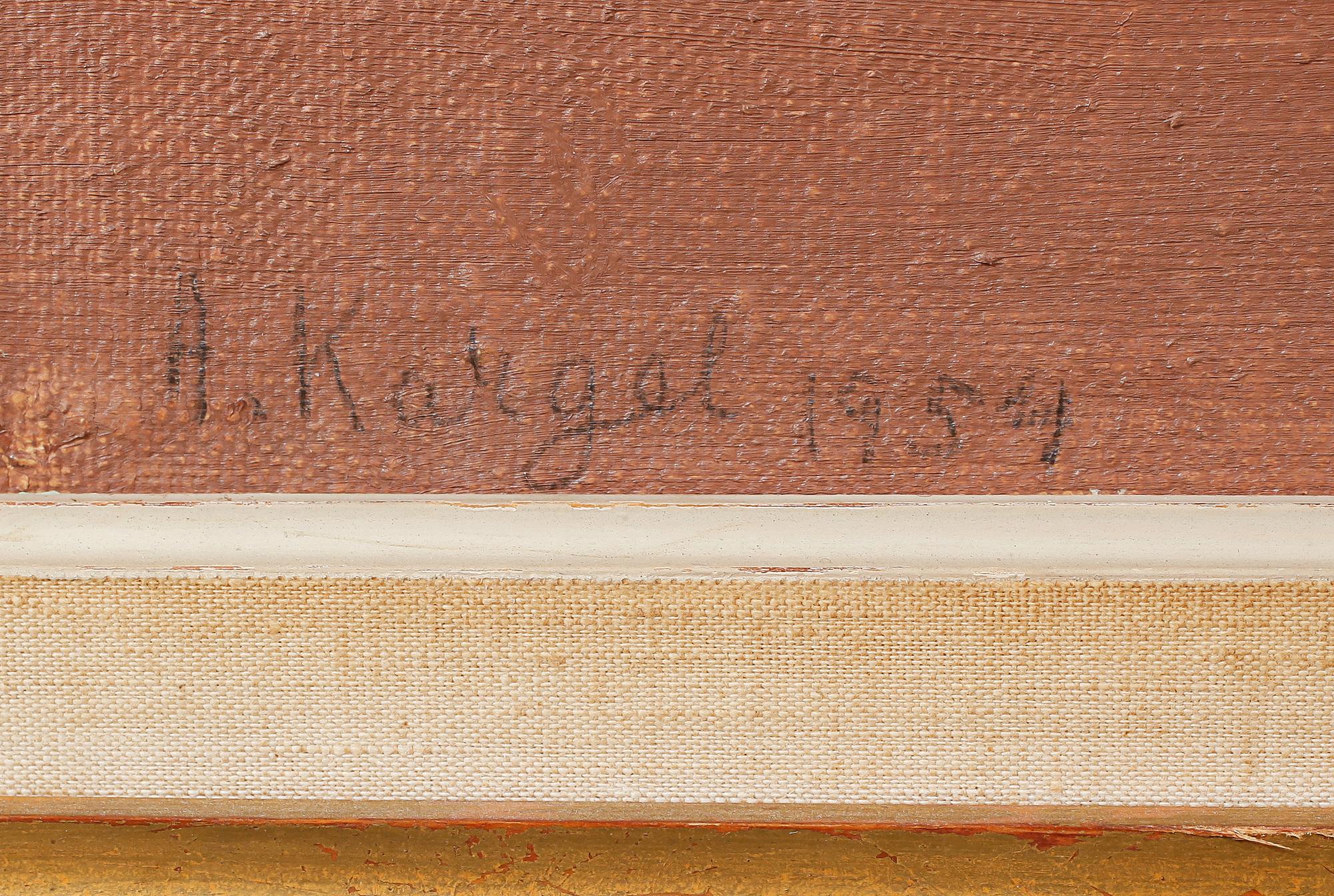 AXEL KARGEL, olja på duk, signerad och daterad 1954.