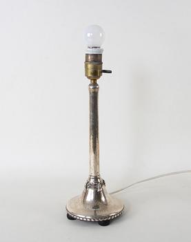 Lampfot, silver, C G Hallberg 1927.
