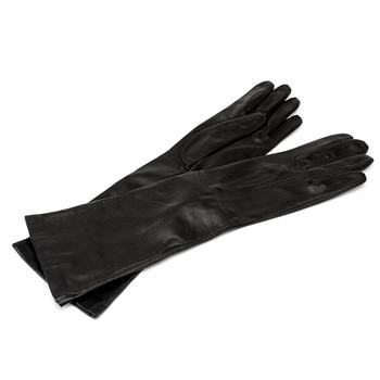 579. RALPH LAUREN, a pair of black lambskin opera-length gloves, size 7 1/2.