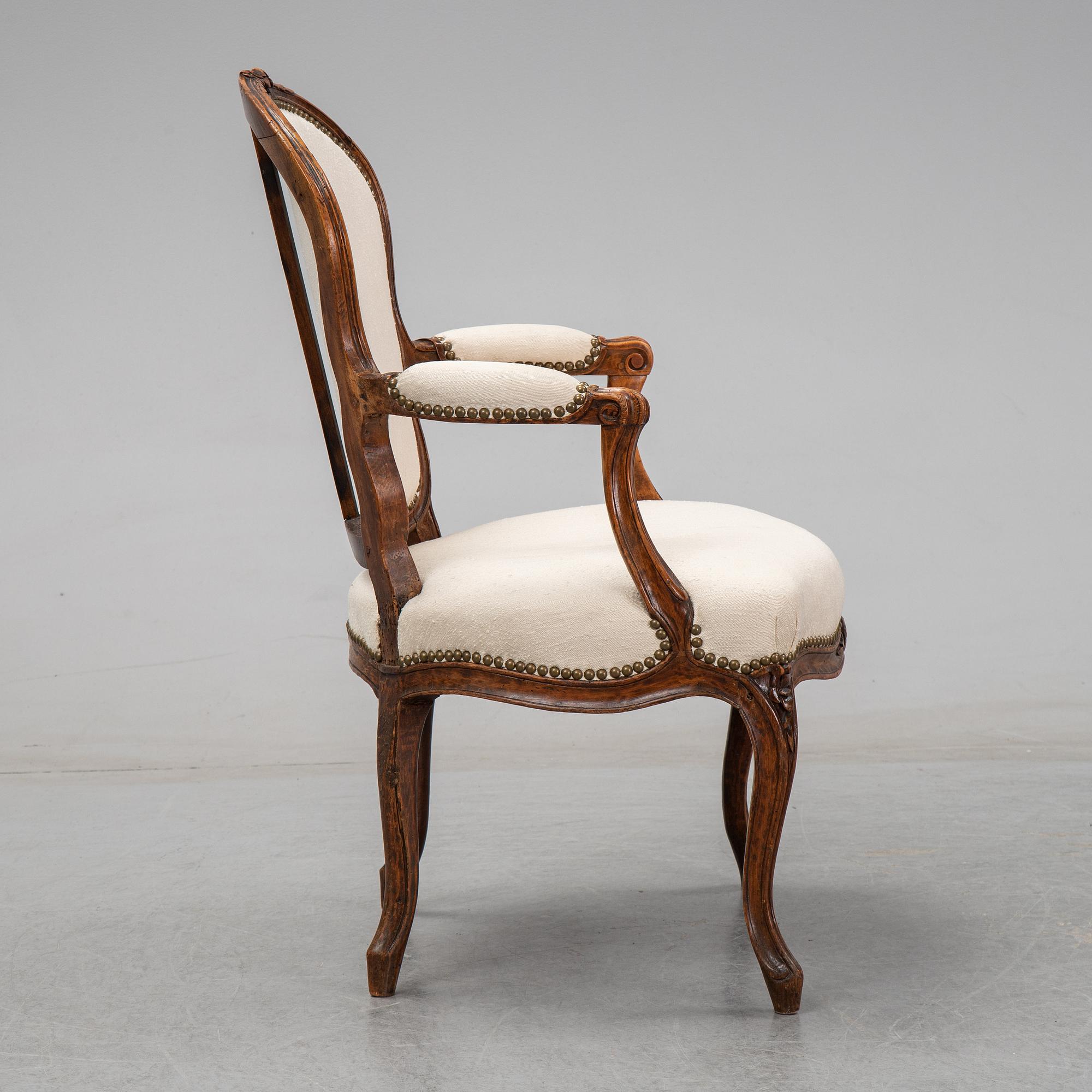 Karmstol, Louis XV, 1700-talets mitt.