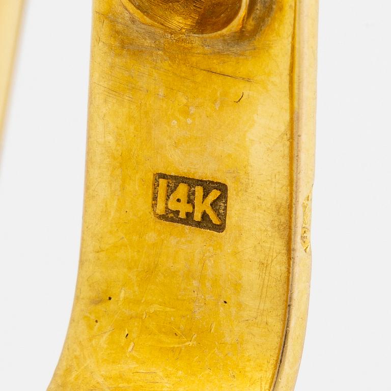 Cufflinks, a pair, 14K gold.
