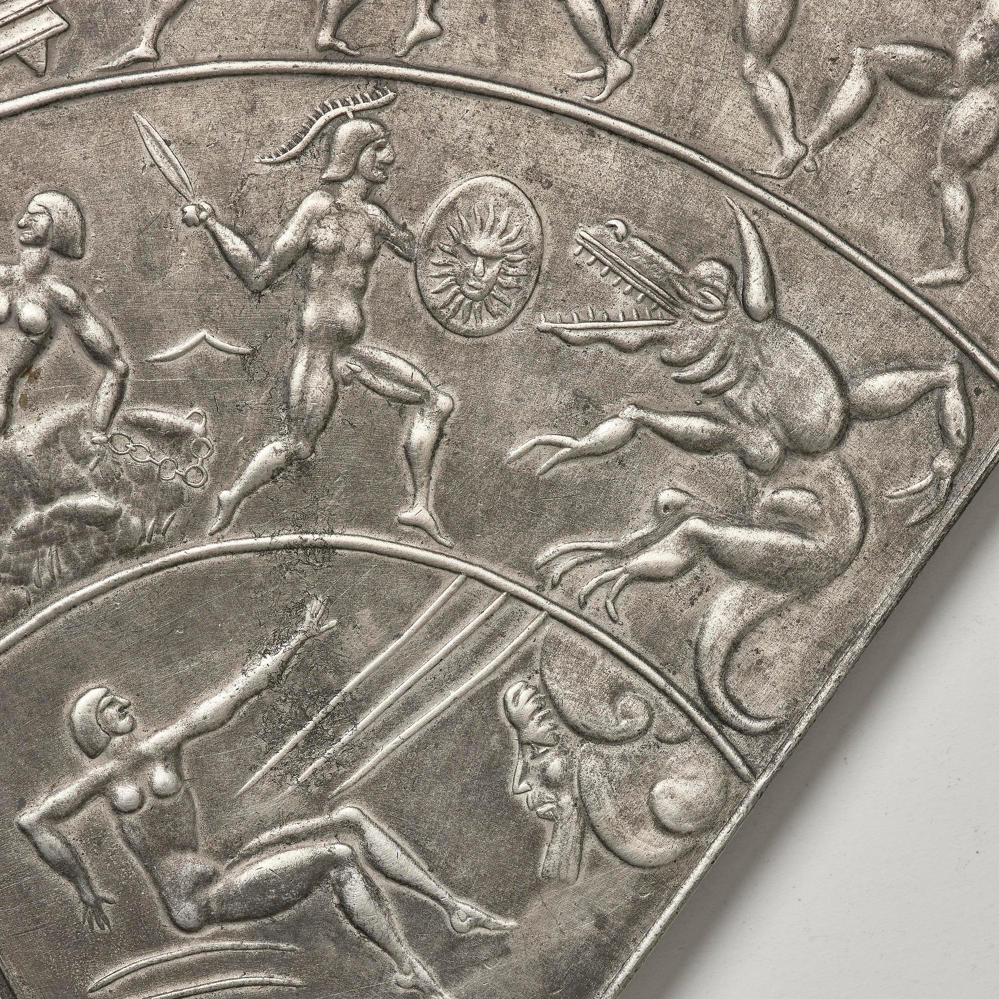 Nils Fougstedt, handspegel, modell "A 619", Firma Svenskt Tenn, Stockholm, 1920-30-tal.