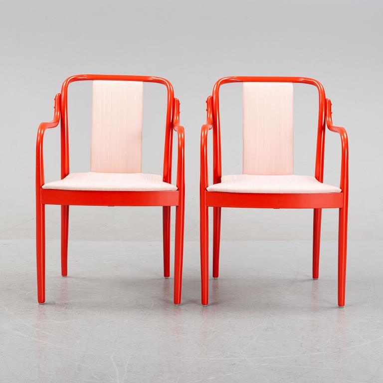 Jack Ränge och Beata Heuman, karmstolar, ett par, "Kaiser", Gemla, Diö, 1982 och 2021.