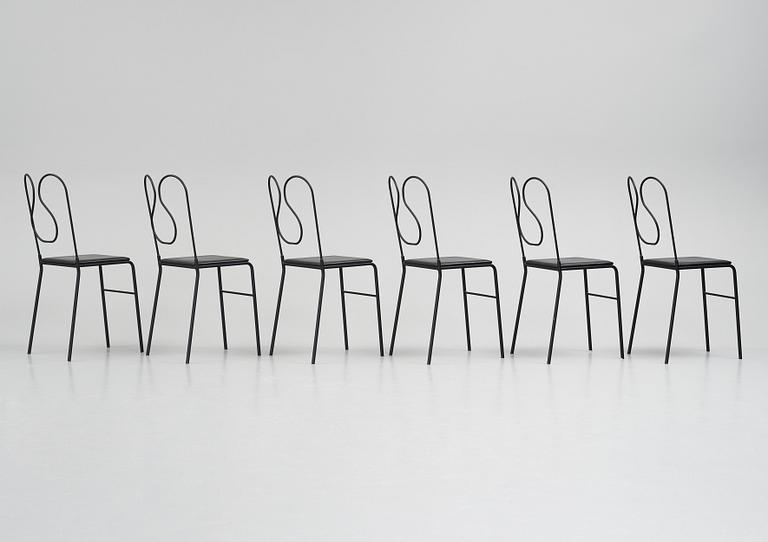 Jonas Bohlin, a set of 6 'Liv' chairs, Jonas Bohlin Design AB, Stockholm, post 1997.