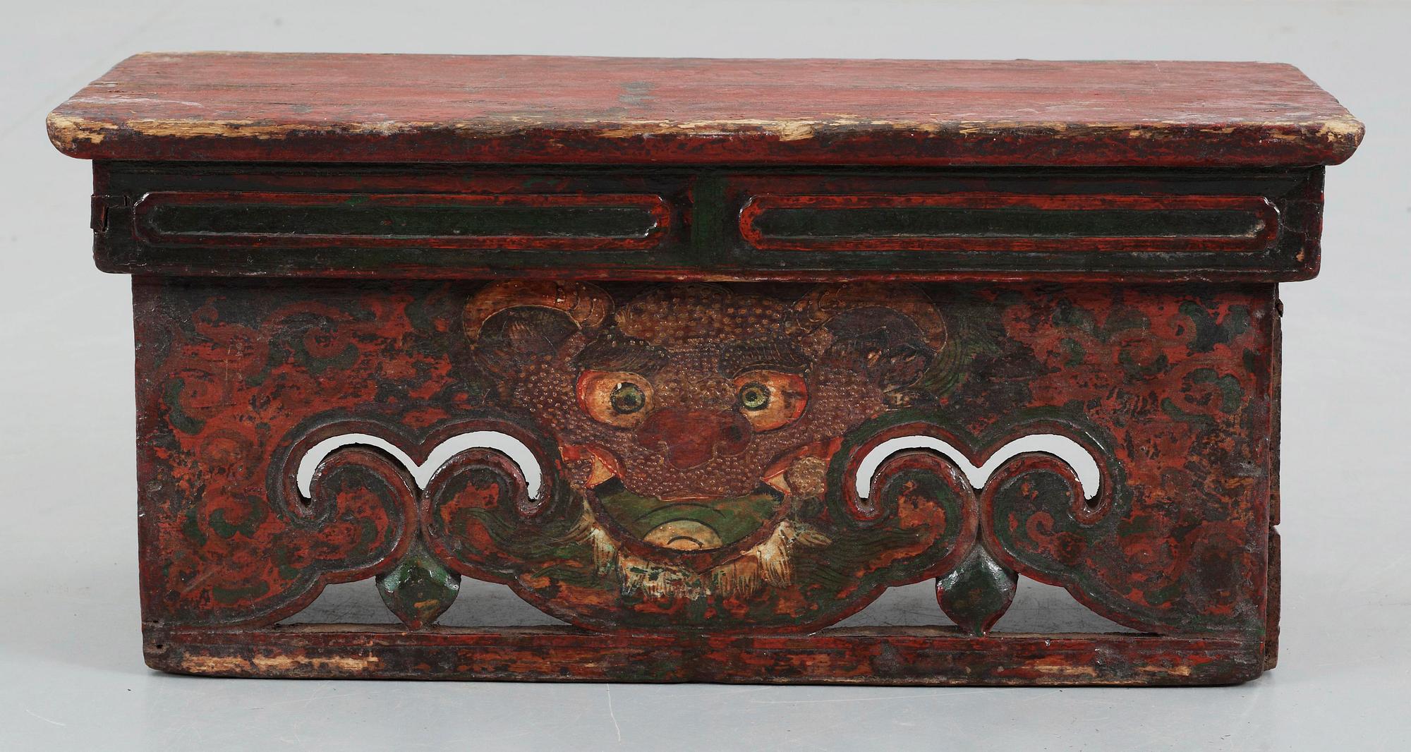 OFFERALTARE, trä, Tibet 1800-tal.